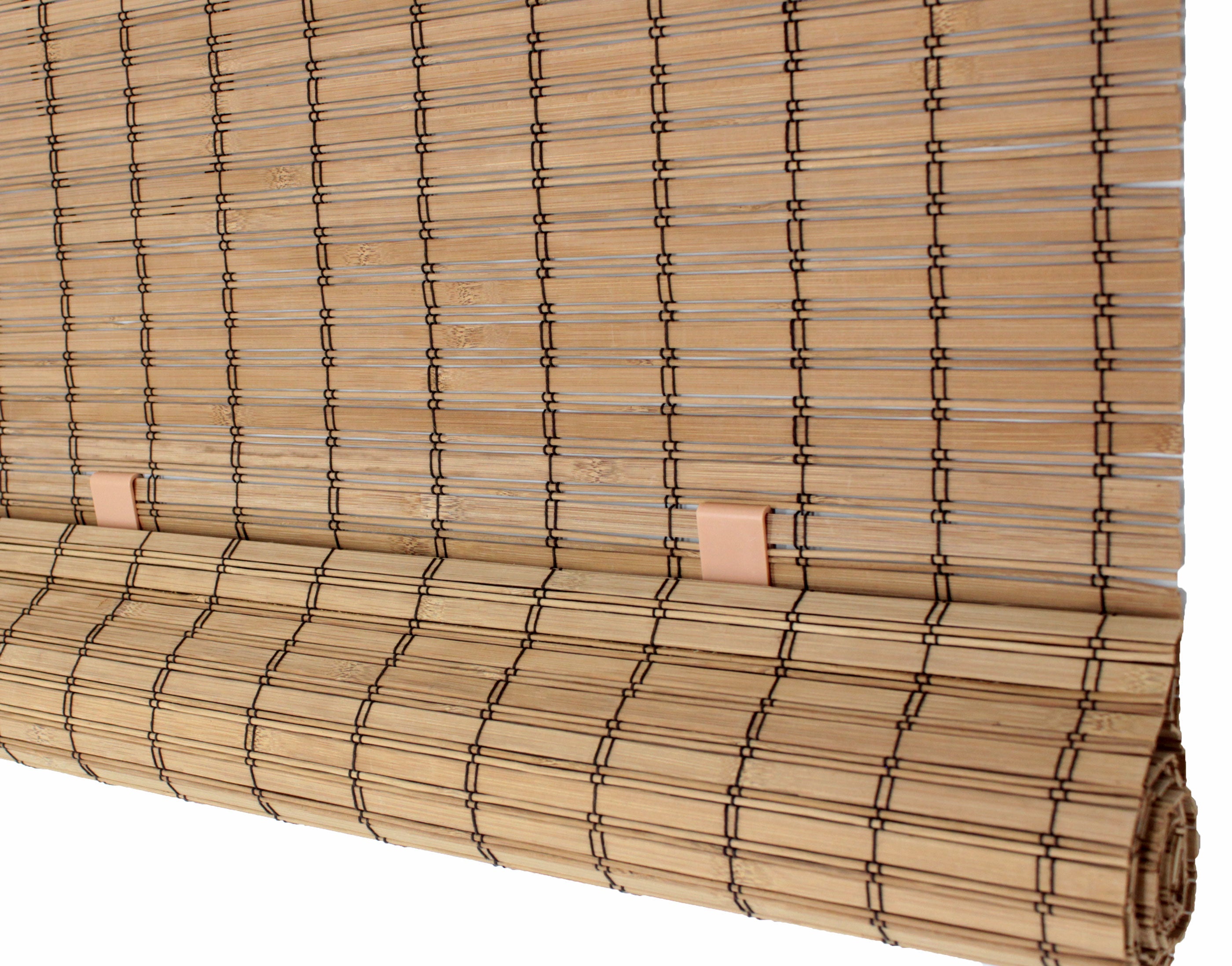 Seta Direct, Brown Cordless Bamboo Slat Roll Up Blind – Seta Direct US