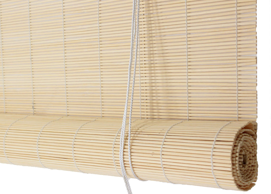 Natural Bamboo Matchstick Roll Up Blind